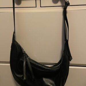 Rag and bone riser Black Leather Crossbody Bag